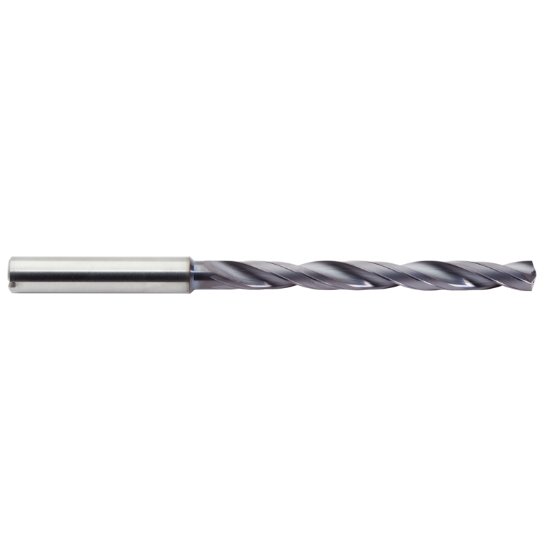 Picture of M.A. Ford CXDCLM0820AP Carbide Drill Coolant Thru Carbide 140° - 142° 0.322 Dia 0.393 Shank 5.472 OAL 2 Flute 3.425 Flute Length Carbide AlTiN